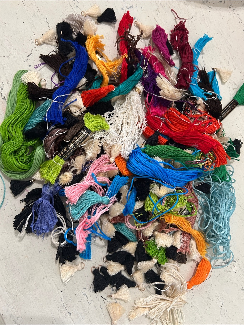 Assorted String and Tassels - Multi-Color